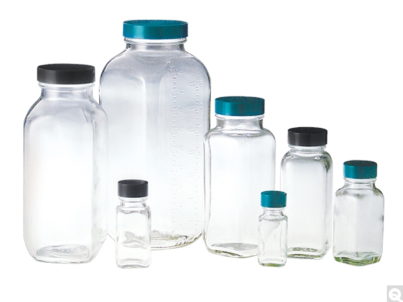 French Square Bottles