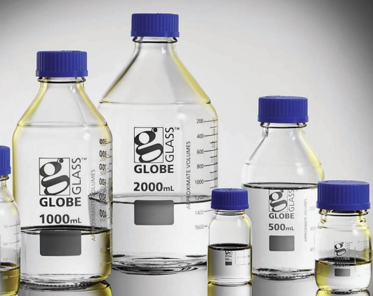 Globe Glass™ Media Bottles