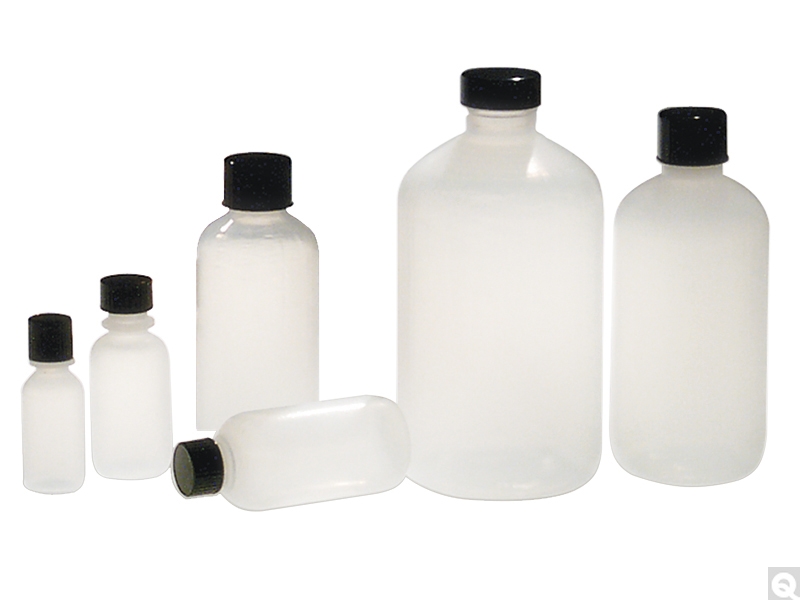 LDPE Boston Round Bottles - Natural
