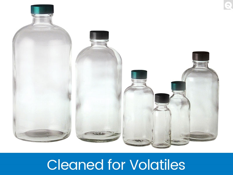 Cleaned For Volatiles - VOA Bottles