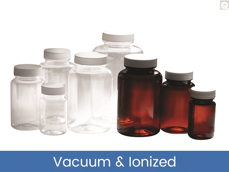 Packer Bottles - PET, Vacuum & Ionized