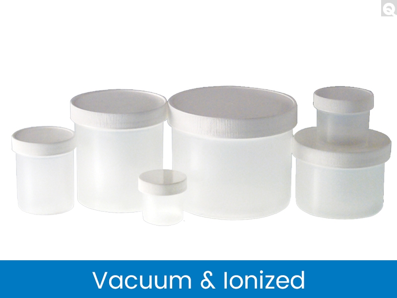 Polypropylene Jars - Natural, Vacuum & Ionized