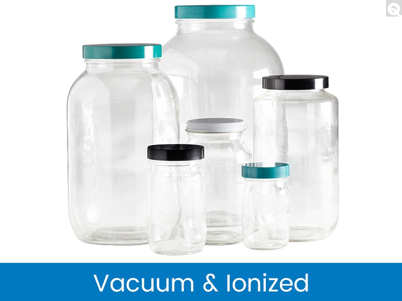 Standard Wide Mouth Bottles, Vacuum & Ionized