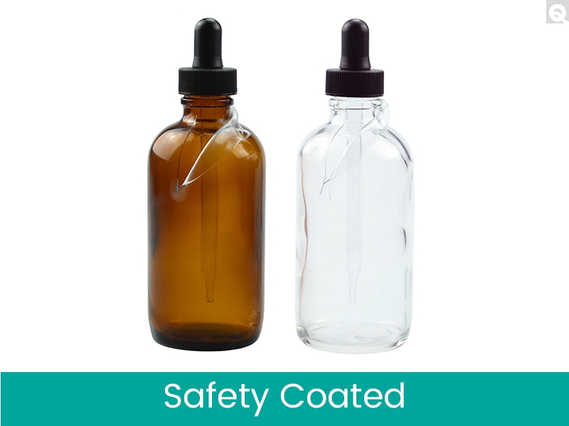 Safety Coated Dropper Bottles