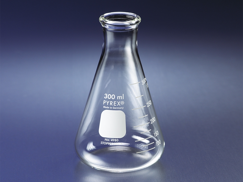 PYREX® Narrow Mouth Heavy Duty Erlenmeyer Flasks
