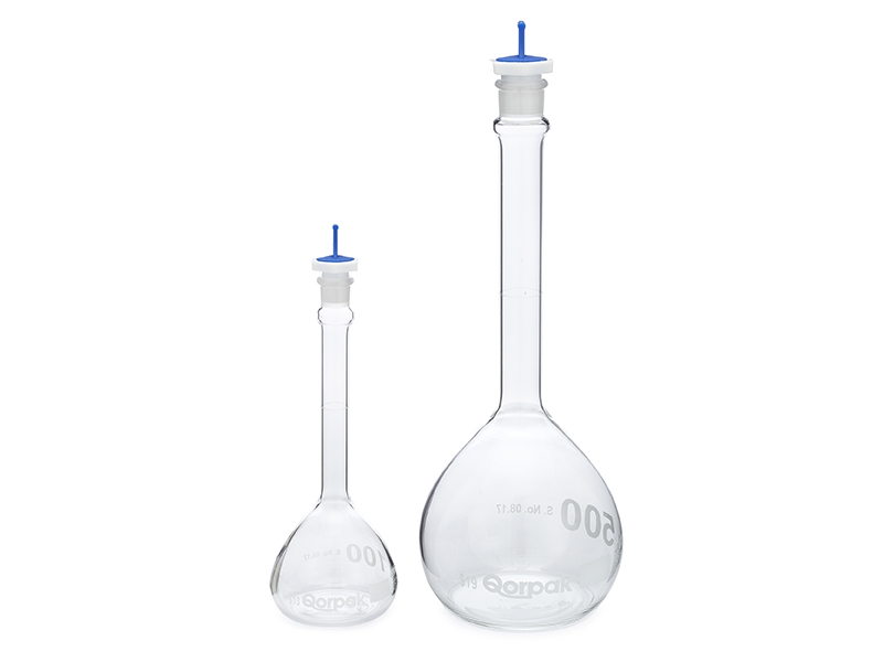 Qorpak® Class A Volumetric Flask With PP Stopper