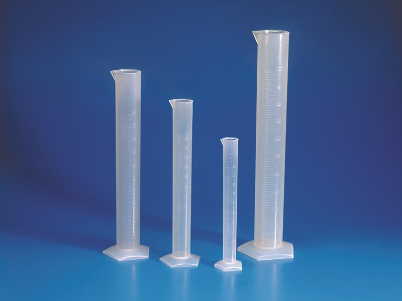 Polypropylene Graduated Cylinders With Molded Graduations