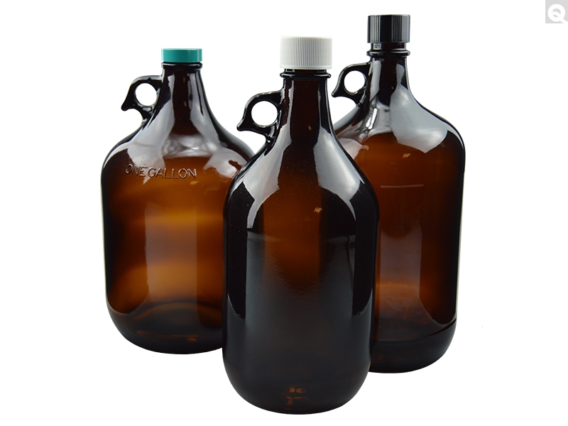Amber Glass Jugs