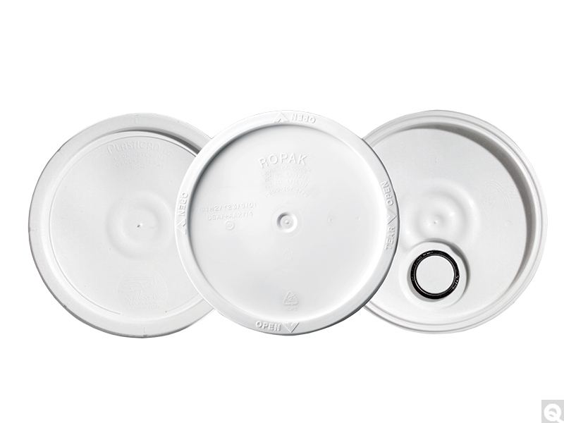 White HDPE Pail Lid